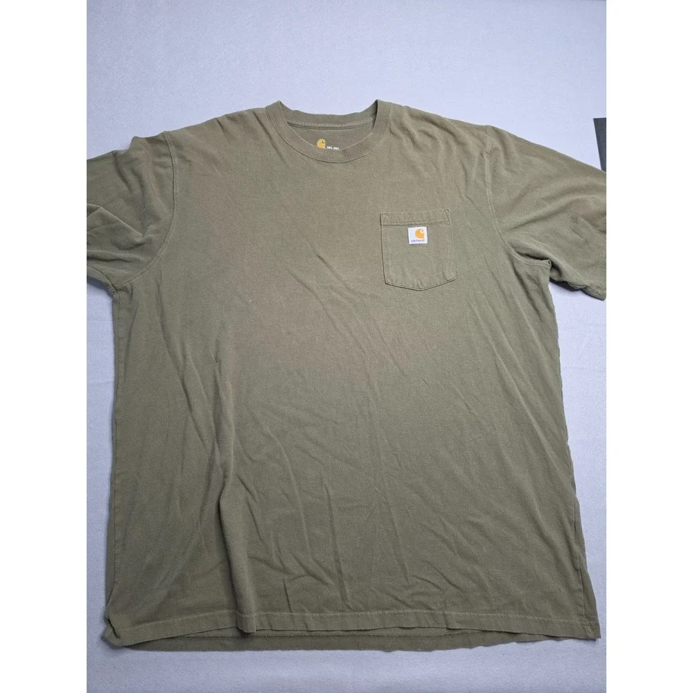 Carhartt Pocket T-Shirt Men's 3XLT Multicolor Original Fit Short Sleeve Lot of 4 - Picture 4 of 10